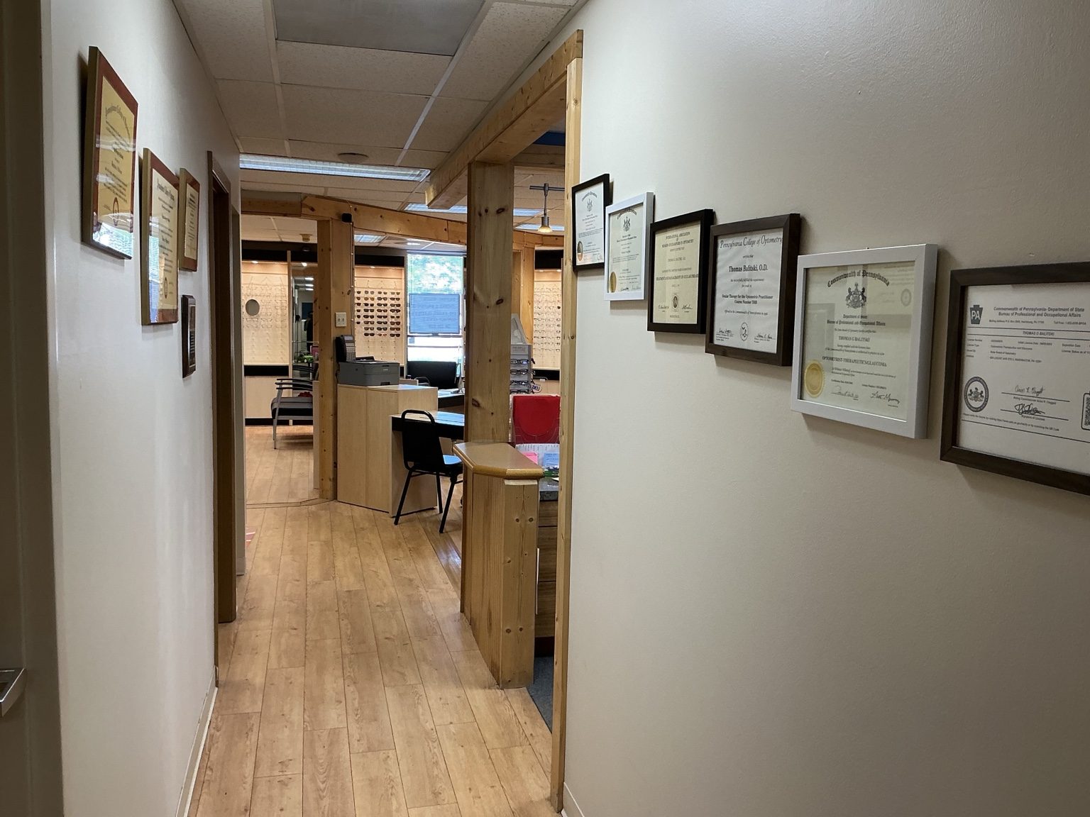 Balitski Vision office hallway
